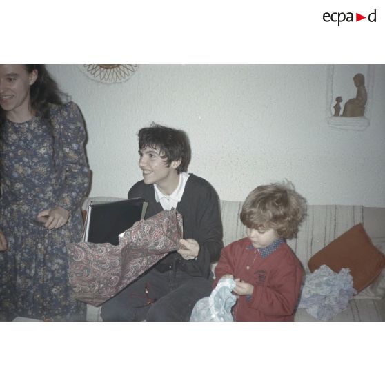 Famille, fort de Domont. [légende d'origine]