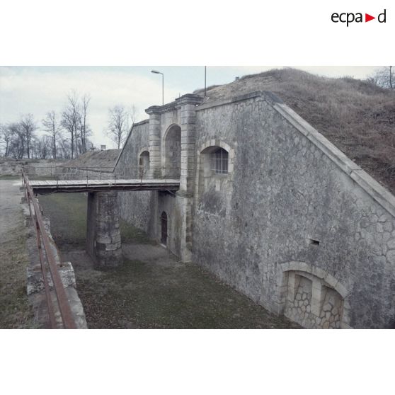Carrière à Septmonts (02), fort de Bruyères (02). [légende d'origine]