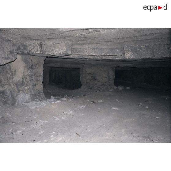 Carrière à Septmonts (02), fort de Bruyères (02). [légende d'origine]