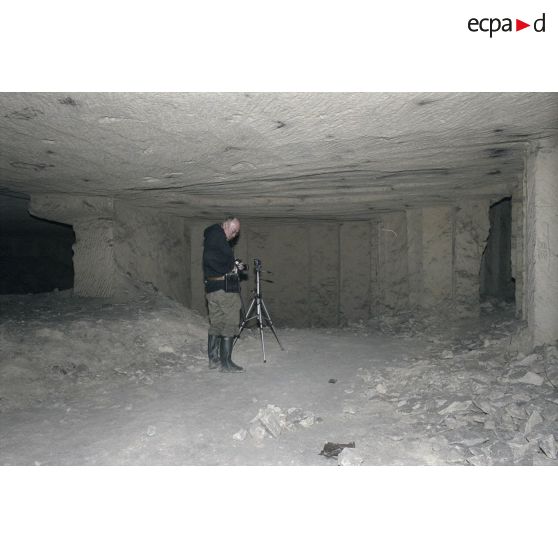 Fort de Lasnicourt (02), carrière des 3 tombes à Sept Morts, les fantômes à la Butte Chalmont. [légende d'origine]