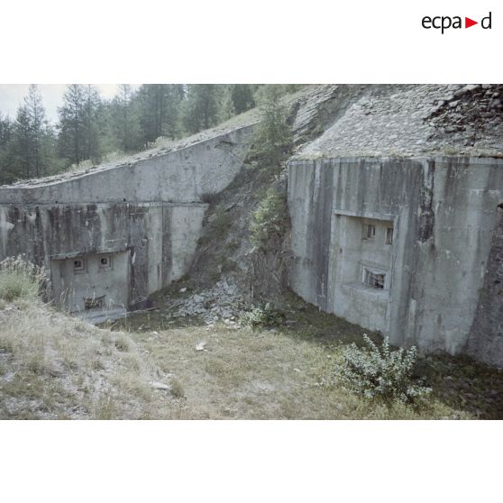 Fort de Roche la Croix, Embrun et Réotier. [légende d'origine]