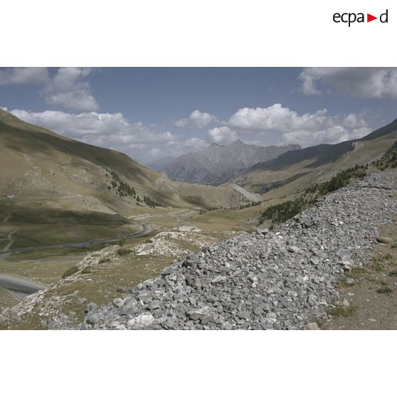 Briançon, Tournoux, Roche la Croix, Restefond et la Bonette. [légende d'origine]