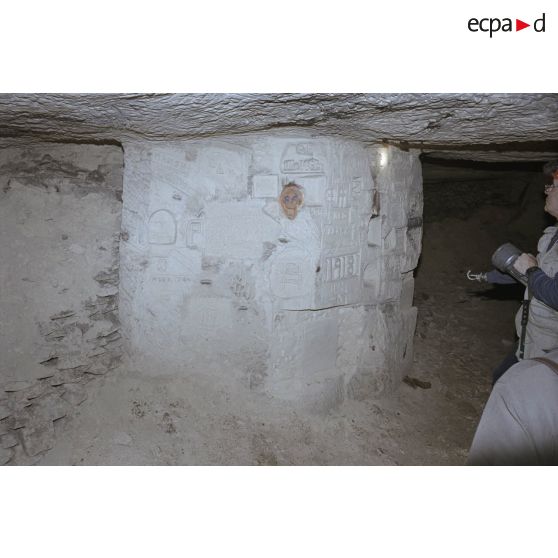 Fort de Condé, carrière de Froidmont, sortie chorale. [légende d'origine]