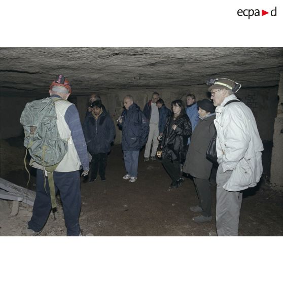 Fort de Condé, carrière de Froidmont, sortie chorale. [légende d'origine]