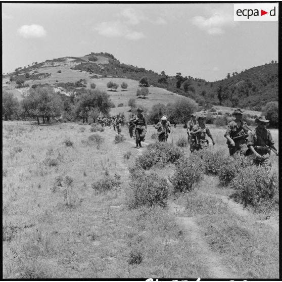 Progression dans le nord-constantinois pour le 3/51e RI (régiment d'infanterie).