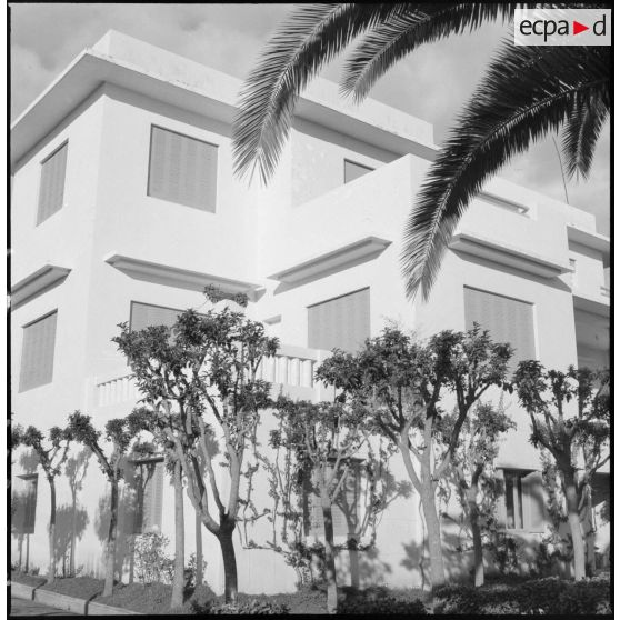 Vue extérieure de la Villa Dar El Alia à Alger.