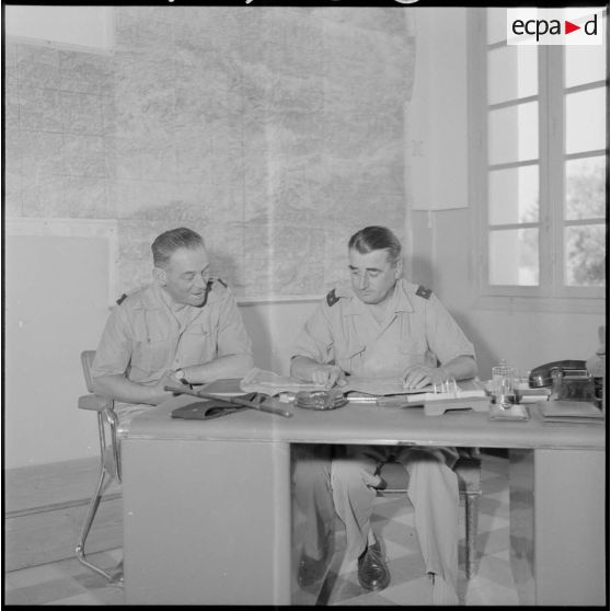 Les généraux Schumaker et Simon.