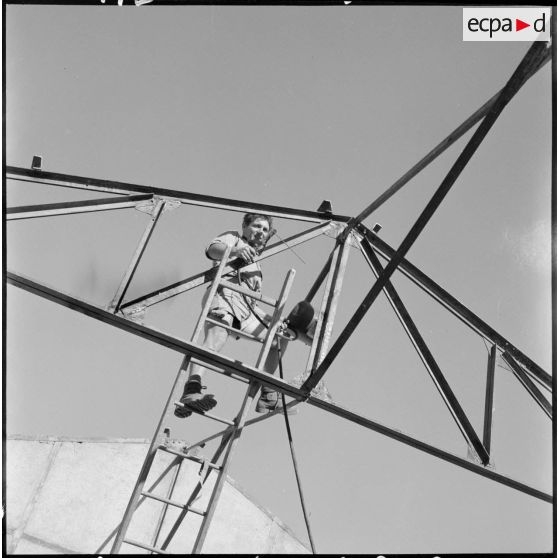 Construction de charpente.