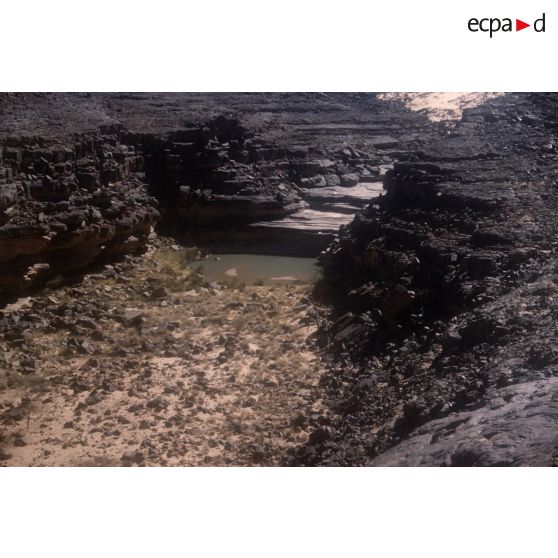 Guelta Iselfane. [légende d'origine]