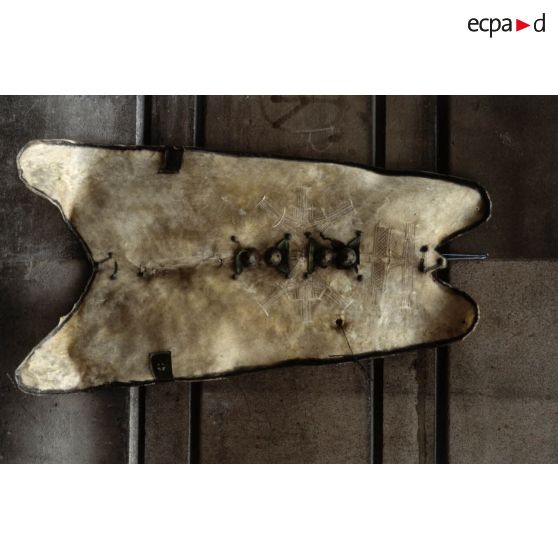 [Algérie, 1958-1961. Un bouclier de méharistes.]