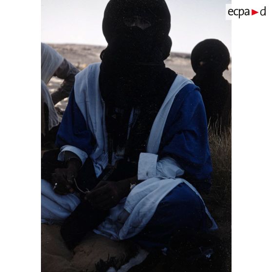 Amastane ag Belgandi, conseiller à l'OCRS. Futur caïd. [légende d'origine]