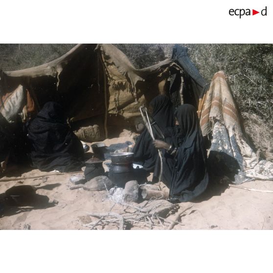 Campement Deguerred s Boukhenni [?]. [légende d'origine]