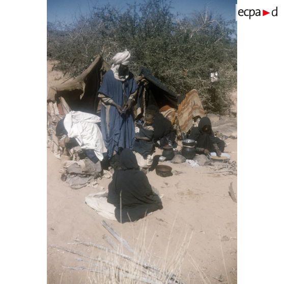 Campement Deguerred s Boukhenni [?]. [légende d'origine]