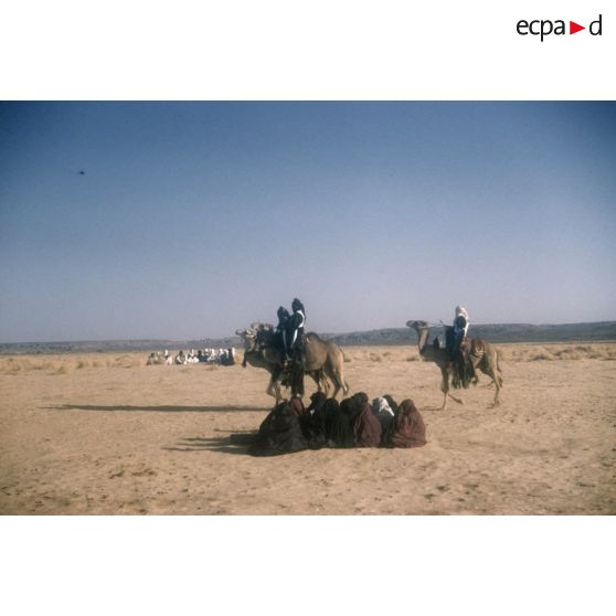 [Algérie, 1958-1961. Tindé. Dans un campement nazgui.]