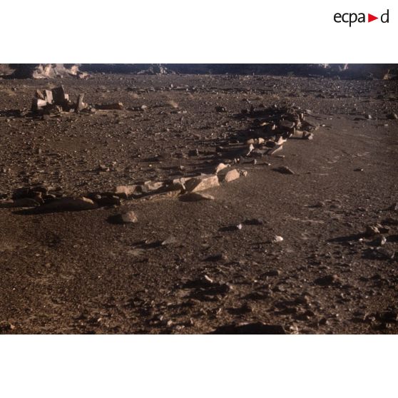 Oued Aboutegui. Monument préislamique. [légende d'origine]