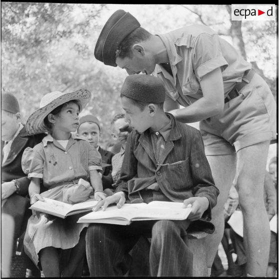 Enseignement à l'école de Loudalouz.