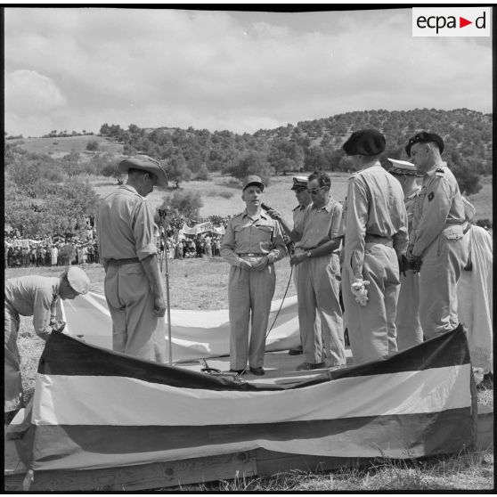 Allocution du général Olié.