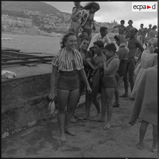 Heda Frost avant son exhibition.