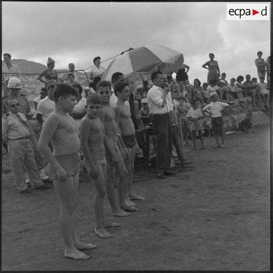 L'équipe du relais 4 fois 100m.