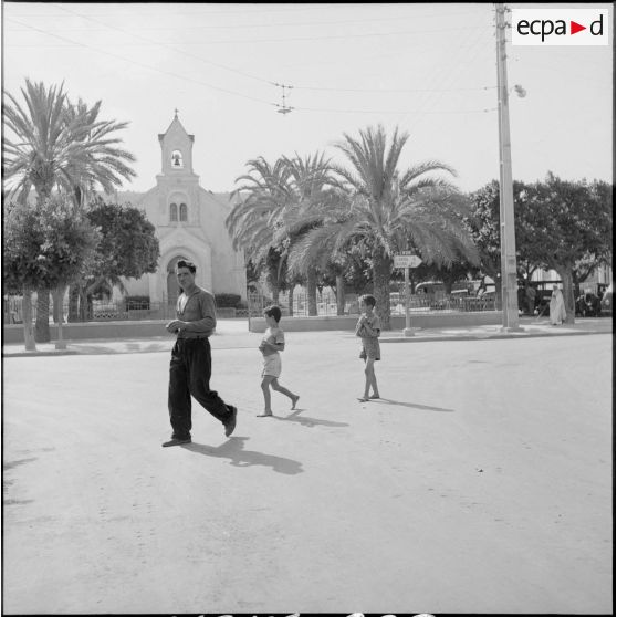 La place de l'église.