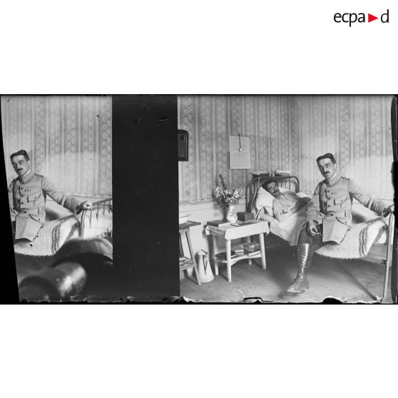 [Jean Gélas au chevet d'un malade, s.d.]