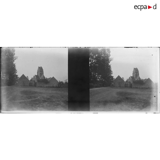 [Eglise dans un paysage, s.d.]