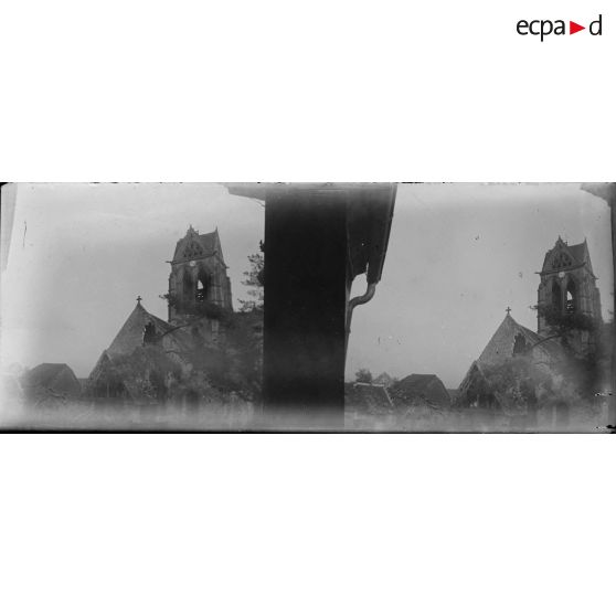 [Eglise en ruines, s.d.]