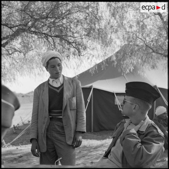 Portrait d'une jeune recrue au centre d'incorporation de Dombasle.