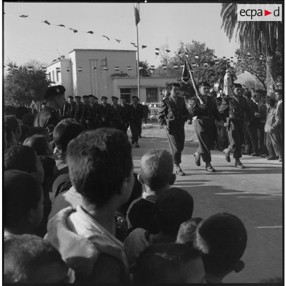 Défilé de la 5e compagnie du bataillon de Corée.