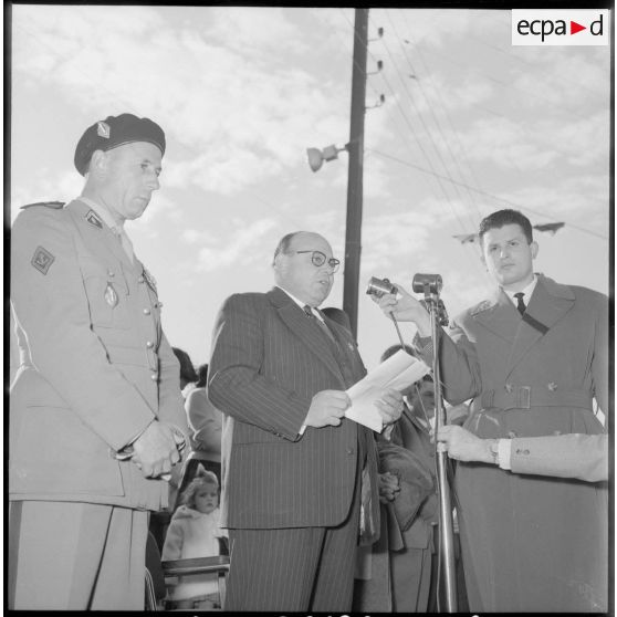 Allocution de monsieur Isella, maire de Hamma Plaisance.