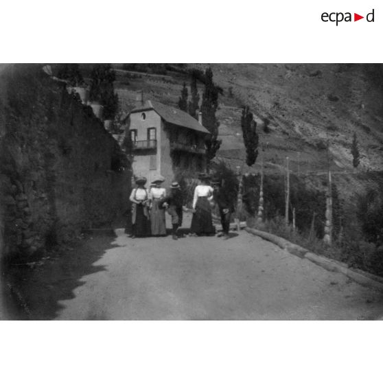 [Photographie de groupe à La Grave].
