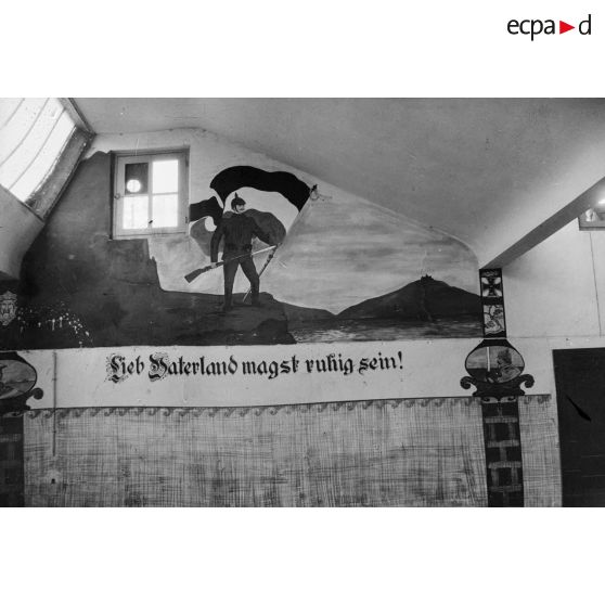 [Dessin allemand "Lieb Vaterland magst ruhig sein !", s.d.]