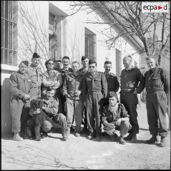 L'état-major du 20e BCP, Bled-es-Souani.