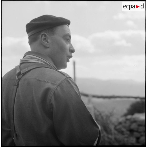 Portrait d'un militaire.