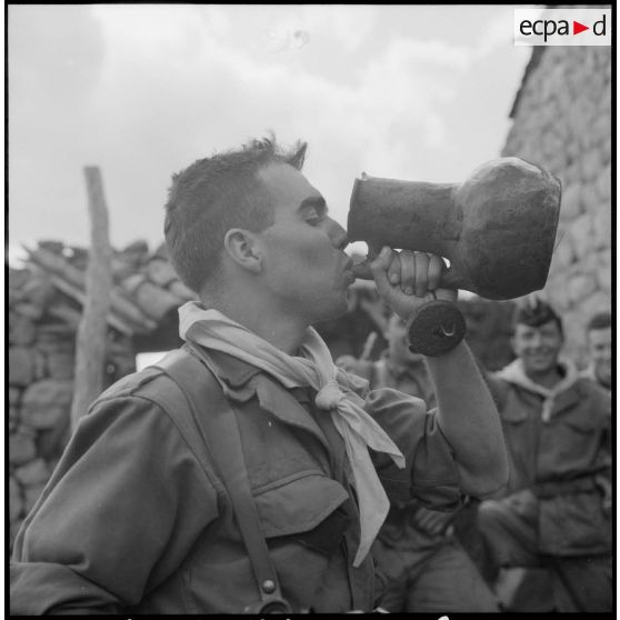 Portrait d'un militaire.