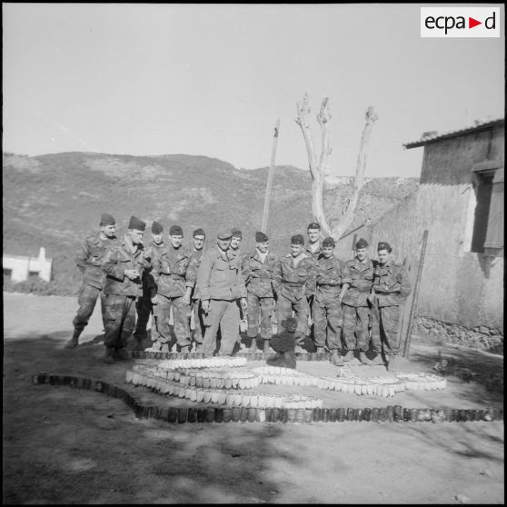 Groupe de marsouins du 43e BIC.