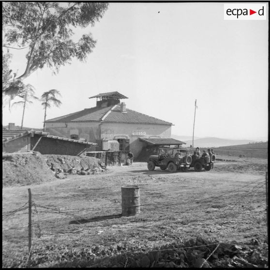 Poste du 43e BIC à Bissy.