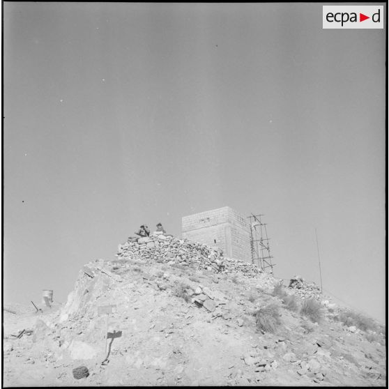 Plan rapproché d'un poste fortifié, département de Batna.