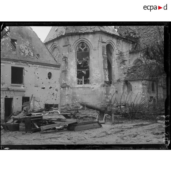 Fère-en-Tardenois (Aisne). L'abside de l'église. [légende d'origine]