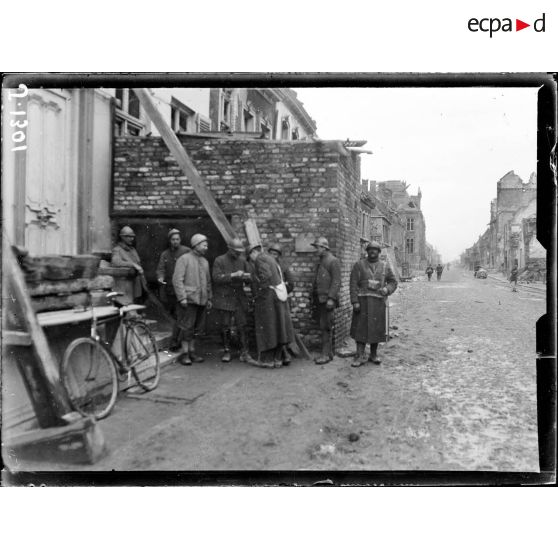 Nieuport, Belgique, PC du secteur de Nieuport. [légende d'origine]