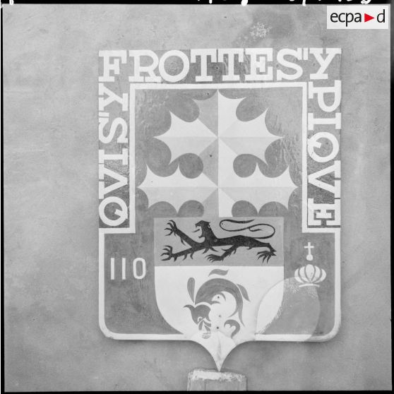 L'écusson du 110e RIM.