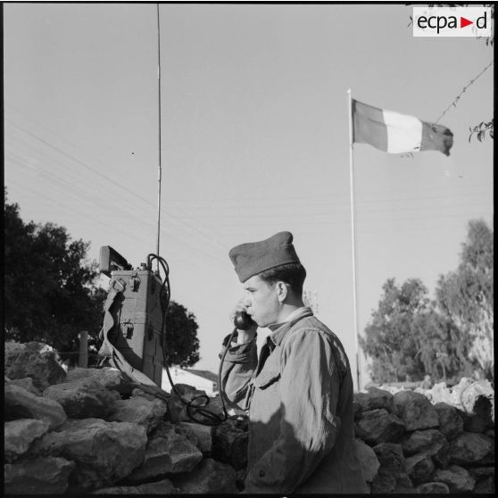 L'un des radios de la 3e cie du 110e RIM.