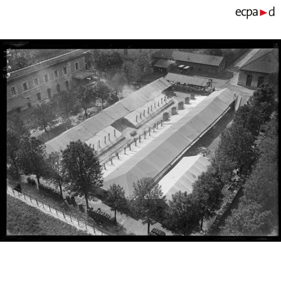 Vue générale de la boulangerie du fort de Vincennes. [légende d'origine]