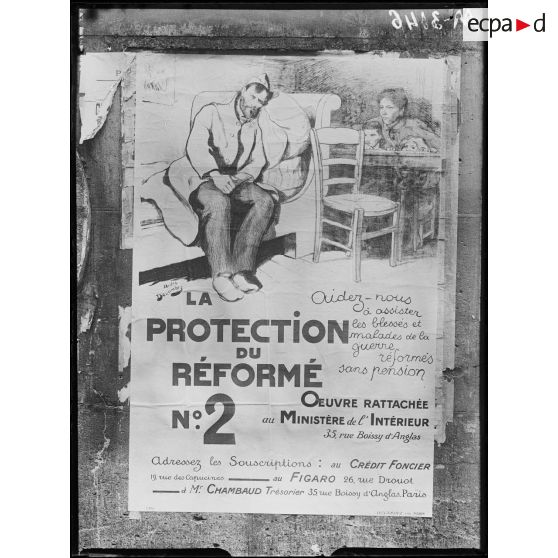 Paris, affiche sur la protection des réformés. [légende d'origine]