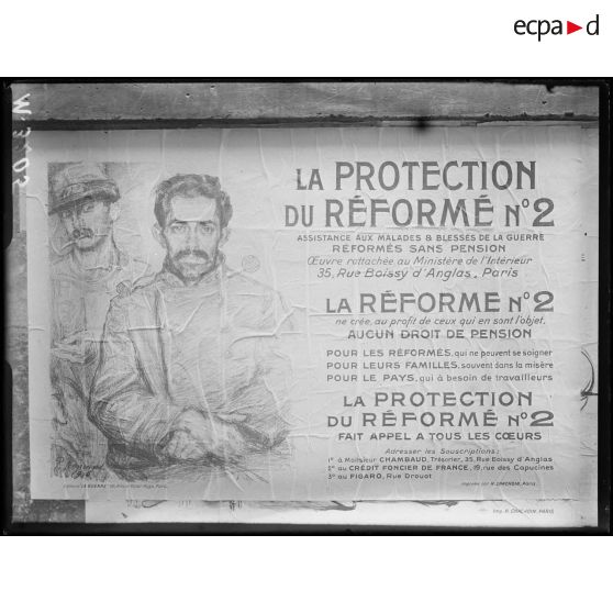 Paris, affiche sur la protection du réformé n°2. [légende d'origine]