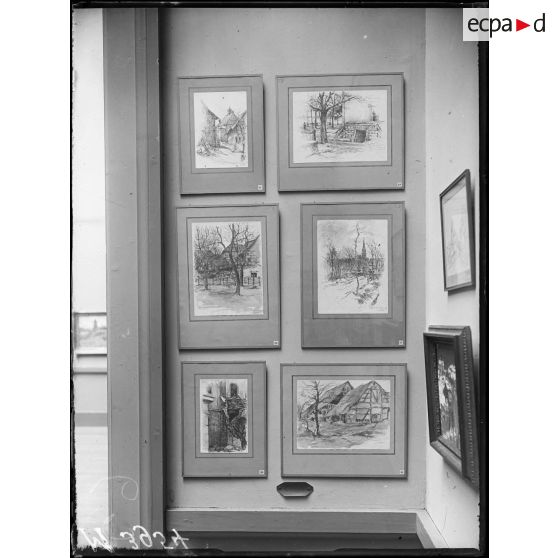 Paris, musée du Luxembourg, exposition d'oeuvres les peintres en mission aux armées. [légende d'origine]