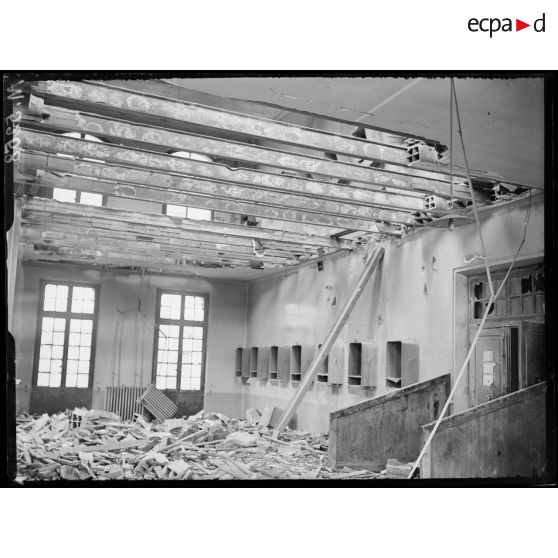 Paris, obus tombés le 10 juin 1918. [légende d'origine]