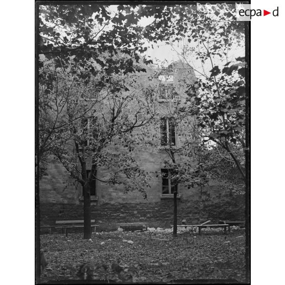 Bombes tombées sur Paris pendant la nuit du 15 au 16 janvier 1918. [légende d'origine]