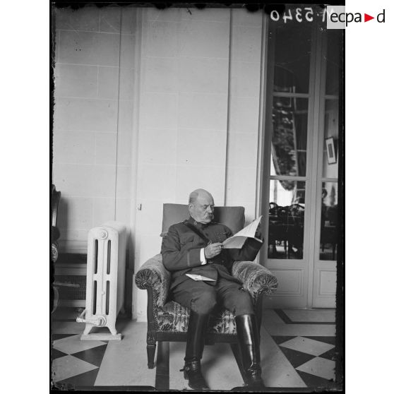 Conférence interalliées, le général américain Bliss. [légende d'origine]