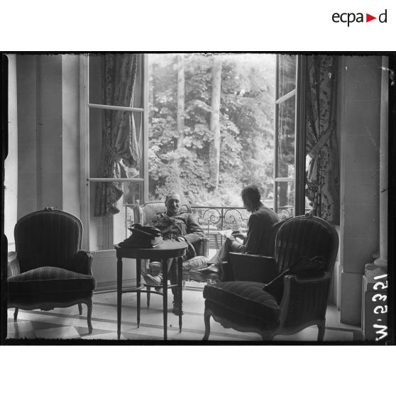 Conférence interalliées, le général belge Dillain. [légende d'origine]